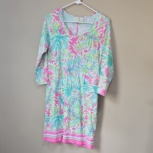 Caribbean Joe Vibrant Floral Dress